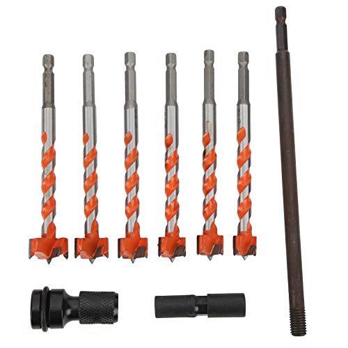 Set de brocas para agujeros en madera y plástico Qiilu miniatura 7