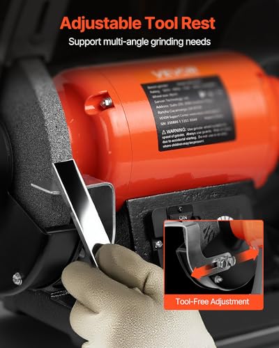 VEVOR 8-Inch Variable Speed Bench Grinder