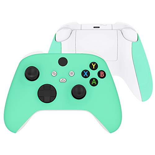 Cover Joystick Custodia Copertura Frontale con Impugnatura Grip Pannello DIY Ricambio per Xbox Series X S Controller Model 1914-Menta Verde