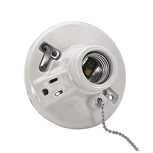 Zero 612431 lampholder 125 Volt Porcelain Pull Chain...