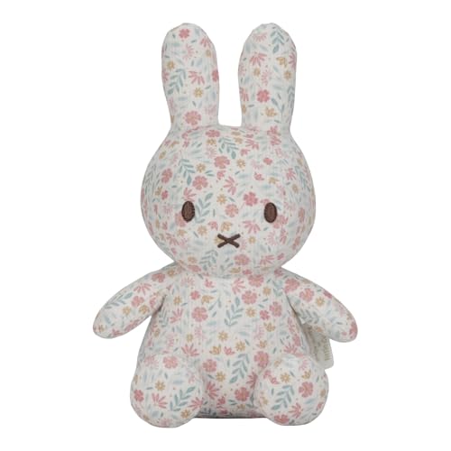 Little Dutch nijntje Miffy x Plüschtier/Kuscheltier/Stofftier Hase Miffy - Lucky Blossom All Over (20 cm)