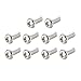 uxcell M3x8mm Stainless Steel Phillips Round Pan Head Machine Screws 100pcs
