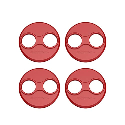 4 Pcs/Set Mavic Mini 3 Pro/Mini/Mini SE Motor Cover Aluminum Alloy for DJI Mini 3 Pro Motor Protection Cover Accessories (Red)