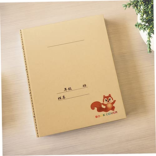 Hemoton 30 Unidades Capa De Livro De Papel Kraft Capa De Encadernação Caderno De Desenho Capa De Liv
