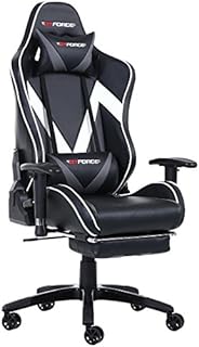 GTFORCE FORMULA MX RECLINING SPORTS RACING GAMING OFFICE DESK PC CAR FAUX LEATHER CHAIR (Grey)