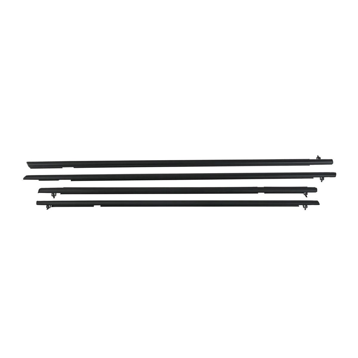 Syxlsjw One Color Sealing Strip For Honda For Civic 2006-2011 4Pcs/Set Car Outer Windows Rubber Weatherstrip Seal Belt Exterior Moulding Trim