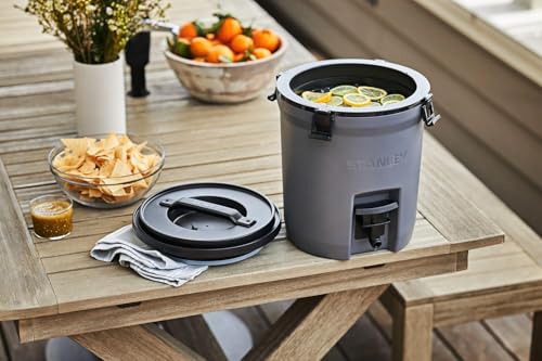 Stanley Adventure Fast Flow Water Jug 2 Gallon | Leakproof Ice Water Dispenser | Insulated Beverage Cooler | Easy Pour Spigot and Latched Foam Lid | BPA-Free | Dried Pine by STANLEY - Image 2