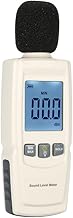 Lianai Medidor de nível de som digital LCD Instrumento de medição de volume de ruído Testador de monitoramento de decibéis 30-130dB