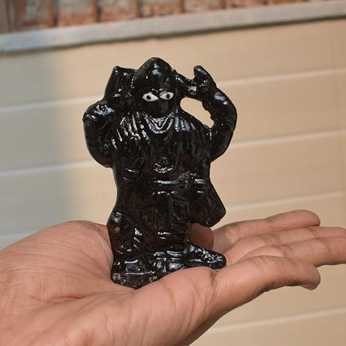 Estatua de Shani Dev de Hierro de 3 Pulgadas 150 Gramos miniatura 4