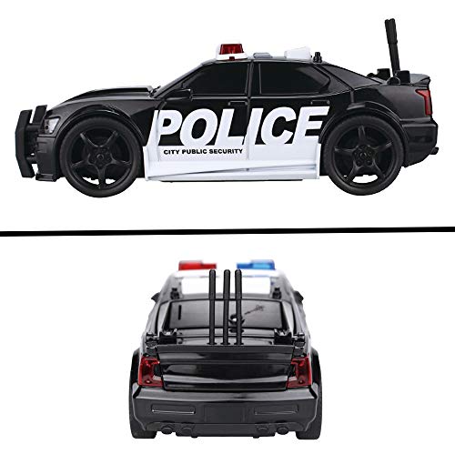 Iyeam Police Car Toy Plastic Pursuit Rescue Vehicle With Sirnes Sound And Light For Kids Toddlers Boys 1:20 #TOP1