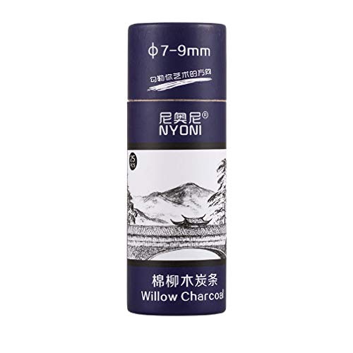 Willow charcoal drawing charcoal 7-9mm black charcoal design 25 pieces