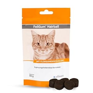 Alfavet FeliGum Hairball Kaudrops für Katzen, 40g