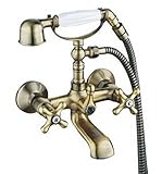 GRIFO MEZCLADOR BAÑO DUCHA SERIE CLASSIC COLOR BRONCE