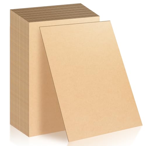 Feuilles d'aggloméré 40PT robustes en carton kraft épais de 21,6 x 27,9 cm