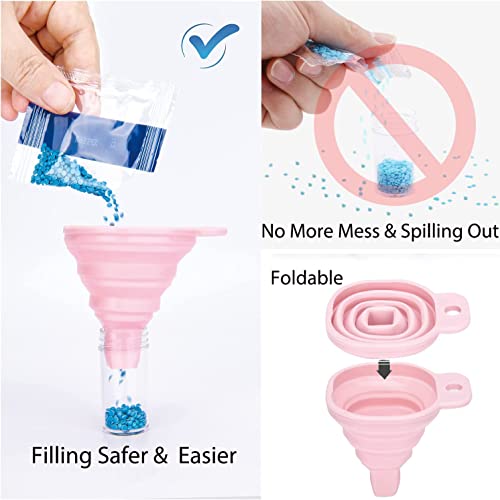 Fundaful Diamond Painting Storage Containers, 60 Slots Diamond Art Accessories And Tools, Diamond Art Organizer With Diamond Painting Kits Shockproof Jars For Jewelry Beads, Blue #TOP2