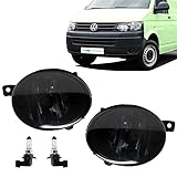 DM Autoteile T5 Multivan Transporter Facelift Nebelscheinwerfer SET Schwarz Smoke HB4