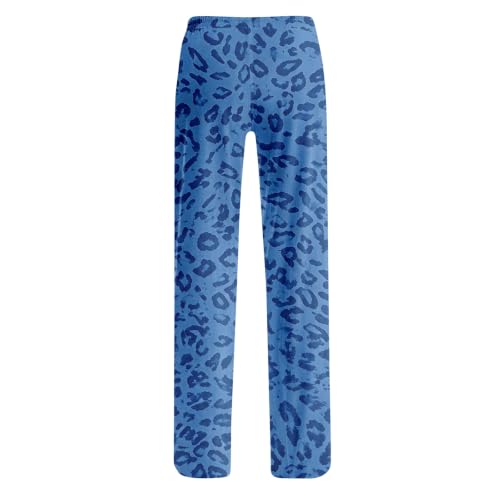 Leopard Pants Women Baggy Casual Leopard Print Pajama Pants Cute Pajamas - image 4