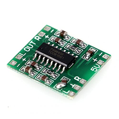 Robodo PAM8403S DC 5V Class D Mini Digital Amplifier Board Module Green