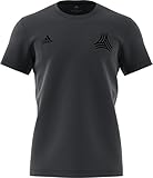 camiseta adidas grafica tango Corte estándar. adidas Playera de fútbol Tango con Logo Impreso en Toda la Parte Superior de Manga Corta para Hombre con Logo de Tango, World Cup Soccer, Hombre, Color Gris Oscuro, tamaño Extra-Large
