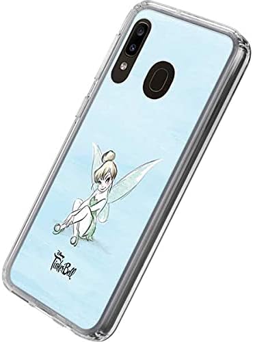 Skinit Clear Phone Case Compatible with Galaxy A20 - Officially Licensed Disney Tinker Bell Sketch Art Design
