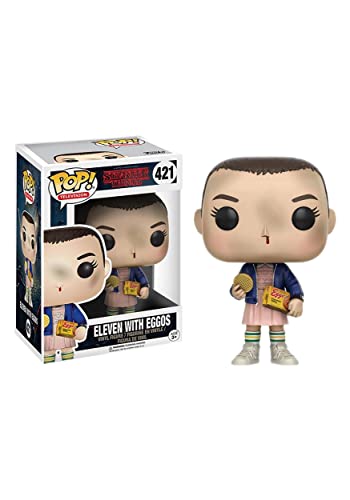 POP Eleven with Eggos: Funko x Stranger Things Vinyl Figure with Free Protector!