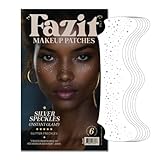 Fazit Makeup Patches - Silver Speckles - Glow Up Make-Up Patches - Cute Glitter Makeup Accessories for Women - Cosmetic Glitter for Face