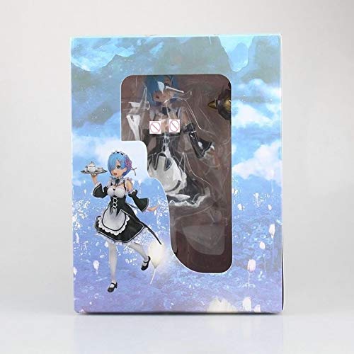 2 Action Figure Anime Sexy in Stile Re: La Vita in Un Mondo Diverso da Zero Meteor Hammer REM Maid Ver 22cm Giocattolo da Collezione Modello in PVC, A be off with Box