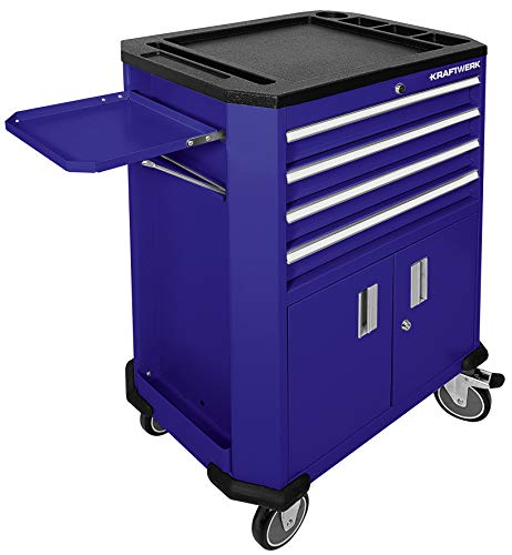 Kraftwerk 2906BU Werkstattwagen Blau leer, 69x47x98.9 – Bild 3