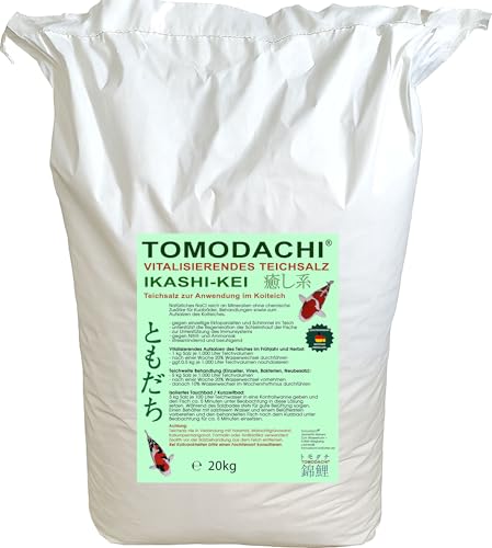 Teichsalz Koiteich vitalisierendes Natursalz gegen Nitrit Ammoniak Stress bei Koi teichweite Behandlung oder Kurzzeitbad 20kg Sack