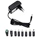 JZK DC 5Volt Ladegerät, AC-Adapter Netzteil Ladegerät AC 100-240V auf DC 5V 1.5A 1A 1000mA inkl Micro-USB für CCTV-Kameras, LED-Streifenlichter, Tablet-PC, Ebook-Reader, Spiegelbeleuchtung