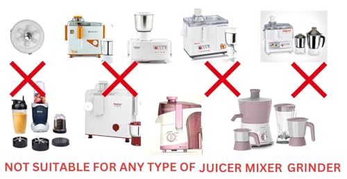 Image of mixer grinder 2 pc jar set||compatible with wide range of mixer grinders like preeti, cromptonn, baj-aj, sumeet etc ||400+1200ml jar set ||4 teeth high gradenylon coupler||nylon base