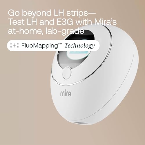 Image of Mira Fertility Plus Tracking Monitor Kit with 10 Estrogen + LH Ovulation Test Wands and Connected App, Patented Smart System Predicts Ovulation with Actual LH and E3G Concentrations