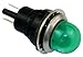 Raised Indicator Light, Green, 120V