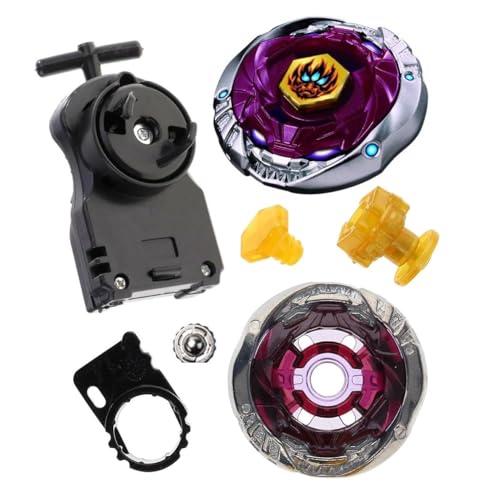 Image of Funstars Phantom B:D Metal Fusion Spinning Top Aluminum Alloy and Plastic Design with String Launcher Classic Spin Toy for Kids (BB118)