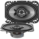 Clarion SRG4633C 4 X 6 Inches Custom Fit Multiaxial 3-Way Speaker System - Set of 2