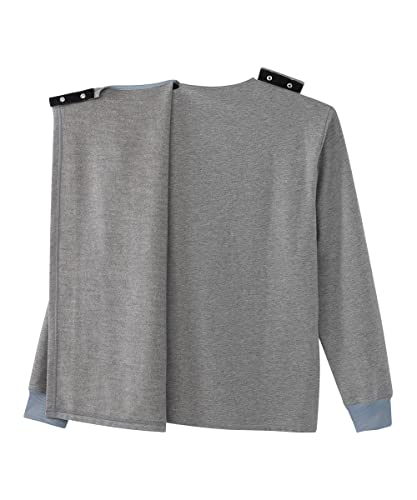 Men’s Open-Back Adaptive Soft Fleece Cardigan2