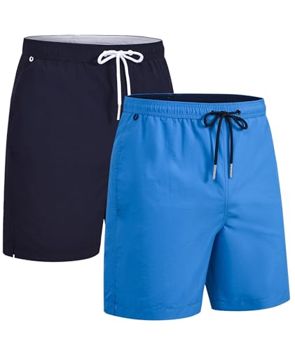 board shorts for men elastic-waist