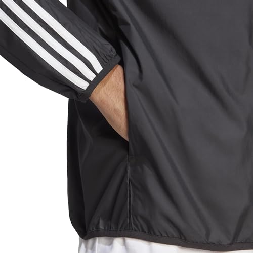 adidas Men's Tall Size Essentials Woven 3-Stripes Windbreaker4