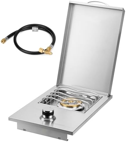 Natural Gas Side Burner – Are These 5 Picks Worth Your Investment? 5 Stanbroil Built-in Stainless Steel Side Burner for Outdoor Kitchen - Natural Gas Only