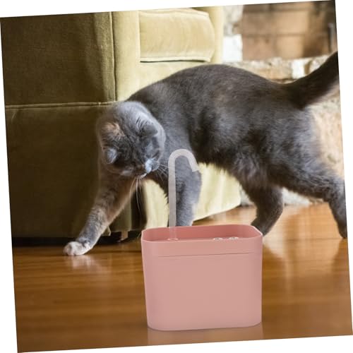 Fuente automática para agua de gato, dispensador portátil miniatura 4