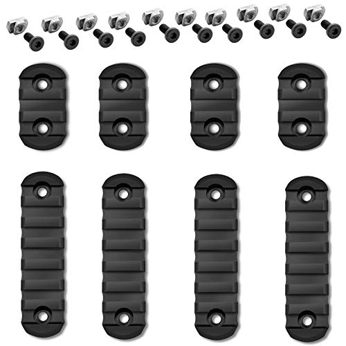 ZONEBIKE Ultralight Mlock M L O K 8 Pcs Rails 20 Pcs mlock Screws 3 Slot and 7 Slot Rails