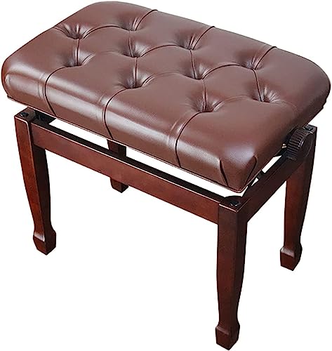 Yisss Tabouret Piano,Banquette Piano Banc Tabouret de Piano en Cuir véritable Souple Banc de Piano de Musique réglable, avec Construction en Bois Dur Massif, 55 x 34 x 47-57 cm, Marron (Brun nul) - Les Beatles, Paul McCartney, John Lennon, RIngo Starr, George Harrison Yisss Tabouret Piano,Banquette Piano Banc Tabouret de Piano en Cuir véritable Souple Banc de Piano de Musique réglable, avec Construction en Bois Dur Massif, 55 x 34 x 47-57 cm, Marron (Brun nul)