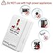 Voltage Converter 110V to 220V Step-Up & Step-Down Power Two-Way Conversion Voltage Converter Transformer for Travel, RV, and Camping (100W-White)