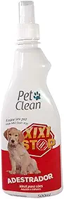 Educador Sanitário Xixi Stop Pet Clean 500ml Anti Xixi em Local Errado, Adestramento Fácil Sem Cheiro, Não Mancha e Seguro para Cães Filhotes e Adultos