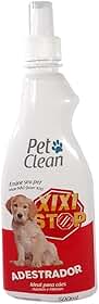 Educador Sanitário Xixi Stop Pet Clean 500ml Anti Xixi em Local Errado, Adestramento Fácil Sem Cheiro, Não Mancha e Seguro para Cães Filhotes e Adultos