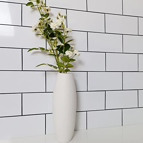 Auliget 100-Piece Polished White Thick Pvc Peel And Stick Backsplash thumb #5