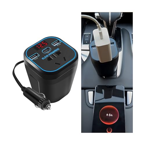 Ankuee 150W Car Power Inverter, 12V DC to 110V Vehicle