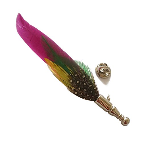 Funny Show Pluma Boutonniere Broche De Solapa Para