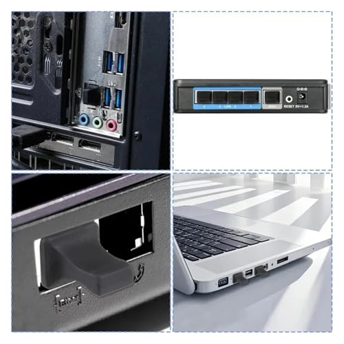 Protege tu computadora con los tapones de silicona RJ45 antipolvo para router 5