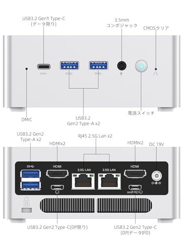MINISFORUM Venus Series NAB6Lite Mini PC Intel Corei5-12600H 32GB